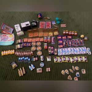 HUGE Mini Brands Fill The Fridge Lot 🍕🥤 125 Pieces!